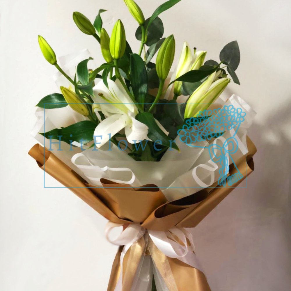 Букет цветов из: Лилии